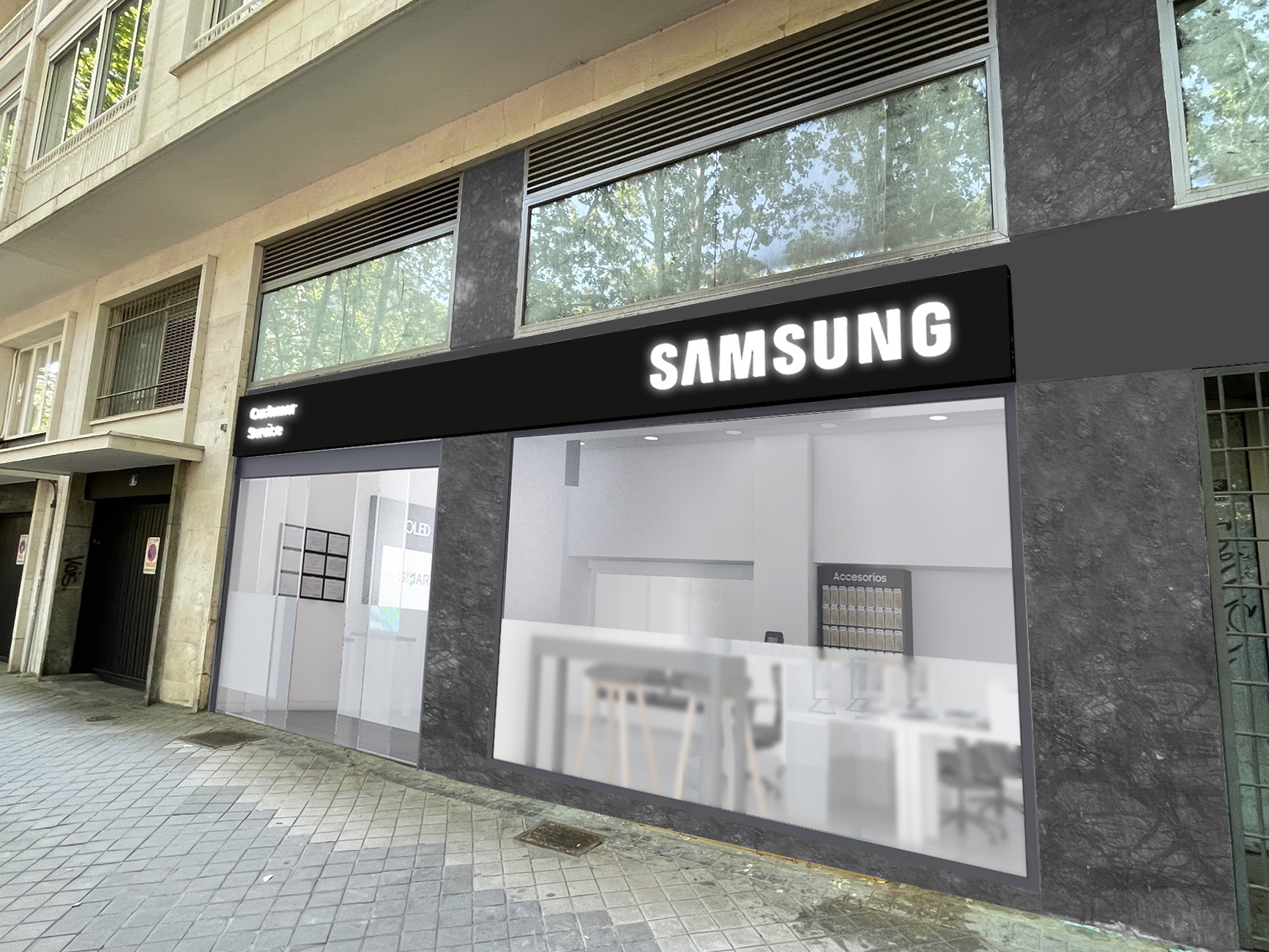 Local Samsung en Madrid