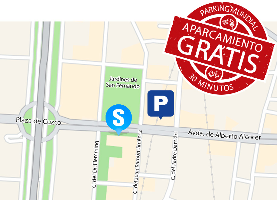aparcamiento gratuito Alberto Alcocer samsung service center